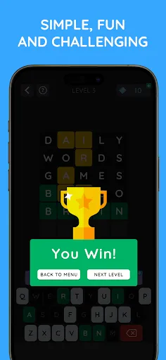 Скриншот 2 — Wordly: Daily Word Puzzle