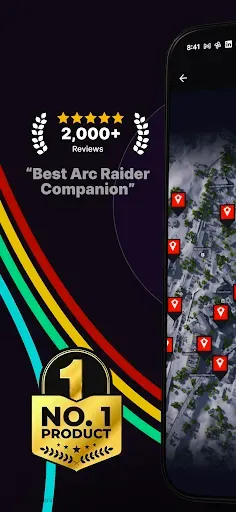 Скриншот 1 — ARC Companion - Map & Tracker