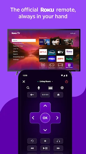 Скриншот 1 — The Roku App (Official)