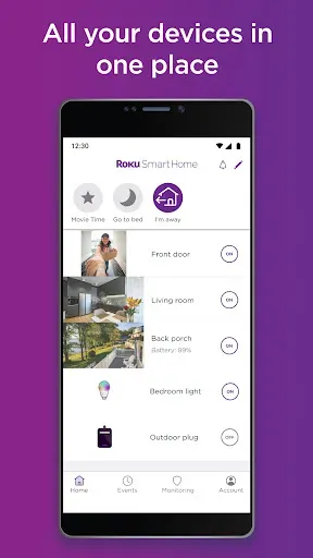 Скриншот 1 — Roku Smart Home