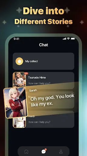 Скриншот 4 — Sandy - Anime Friend Chat