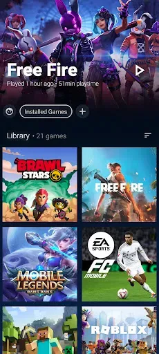 Скриншот 1 — The Arcade · Game Hub Launcher