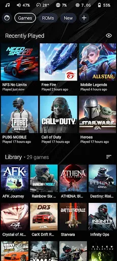 Скриншот 2 — The Arcade · Game Hub Launcher
