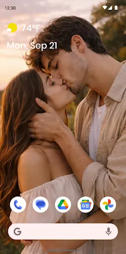 Скриншот 1 — Romantic & Love Wallpapers