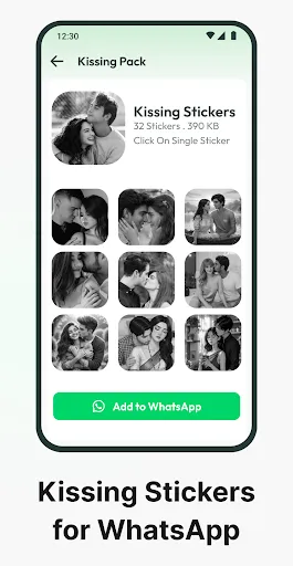 Скриншот 7 — Romantic Love Emoji WAStickers