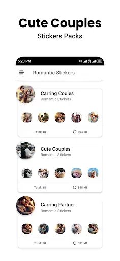 Скриншот 6 — Romantic Stickers WASticker.ly