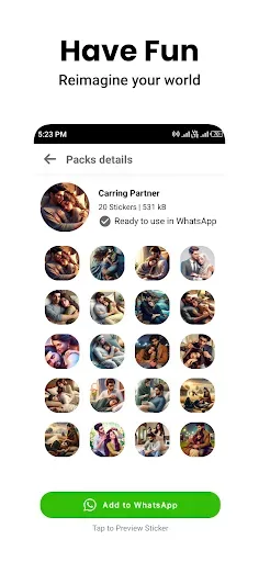 Скриншот 7 — Romantic Stickers WASticker.ly