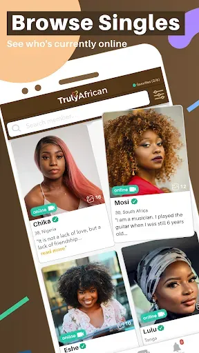 Скриншот 2 — TrulyAfrican - Dating App