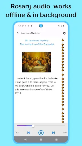 Скриншот 3 — Rosary Prayer Audio With Beads
