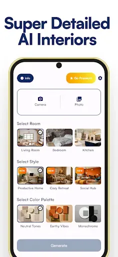 Скриншот 2 — Home Visualizer AI - Room AI