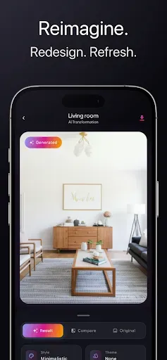 Скриншот 2 — RoomStylerAI - Interior Design