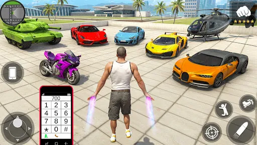 Скриншот 1 — Rope City Gangster Open World