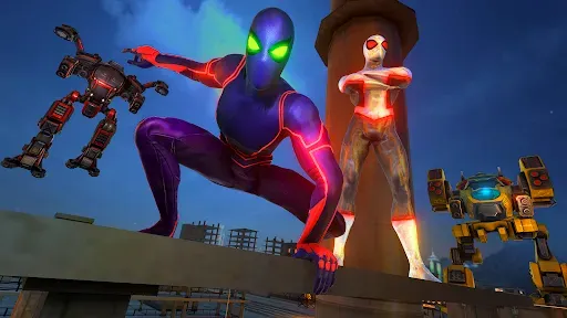 Скриншот 6 — Rope Spider Hero - Spider Game