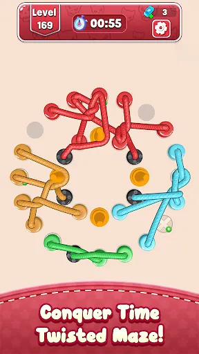 Скриншот 3 — Rope Untie: Tangle Master