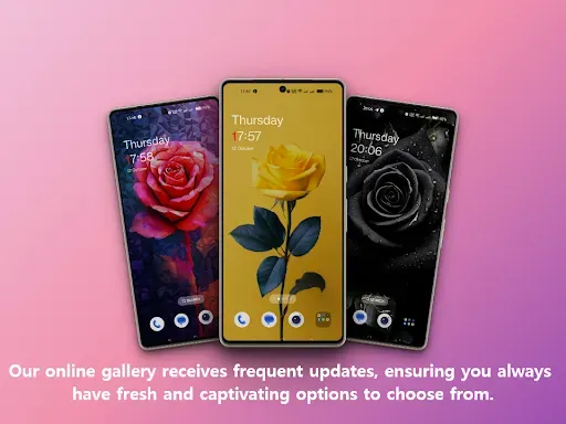 Скриншот 6 — Rose flower wallpapers offline