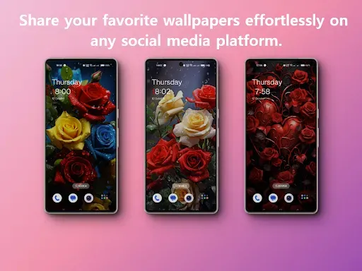 Скриншот 7 — Rose flower wallpapers offline