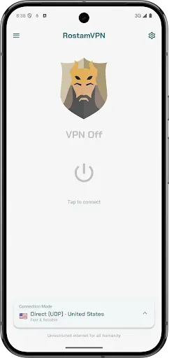 Скриншот 1 — RostamVPN: быстрый VPN