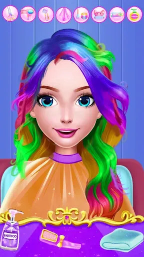 Скриншот 3 — Magic Rainbow Braid Hair Salon