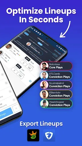 Скриншот 2 — RotoGrinders Daily Fantasy