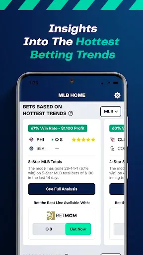 Скриншот 3 — BetQL - Sports Betting Data