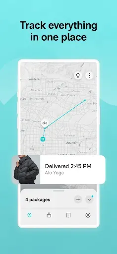 Скриншот 1 — Route: Package Tracker