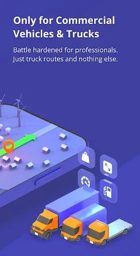 Скриншот 2 — Route4Trucks - Truck GPS App