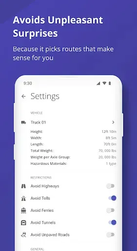 Скриншот 7 — Route4Trucks - Truck GPS App
