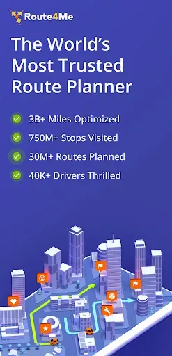 Скриншот 1 — Route4Me Route Planner