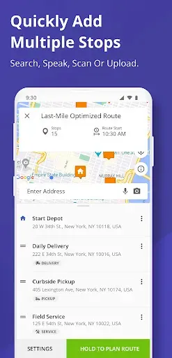Скриншот 2 — Route4Me Route Planner
