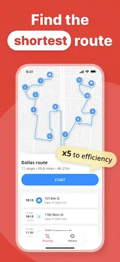 Скриншот 1 — RouteXK: Ultimate Road Planner