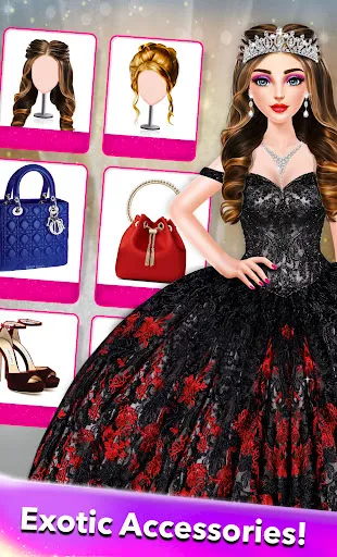 Скриншот 2 — Fashion Game Makeup & Dress up