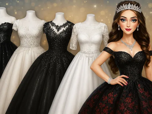 Скриншот 8 — Fashion Game Makeup & Dress up