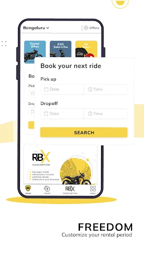 Скриншот 2 — Royal Brothers - Bike Rentals