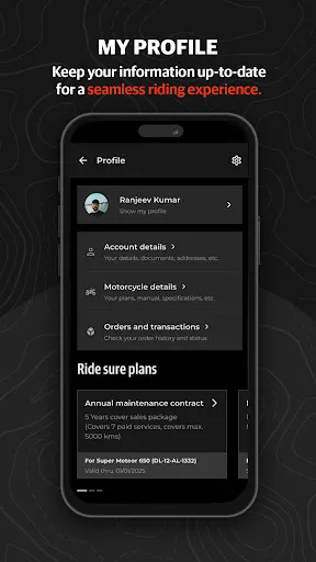 Скриншот 2 — Royal Enfield App