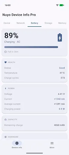Скриншот 4 — Nuyo Device Info Pro