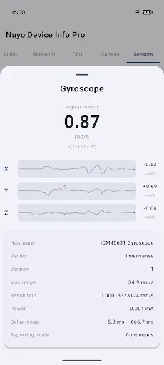 Скриншот 7 — Nuyo Device Info Pro