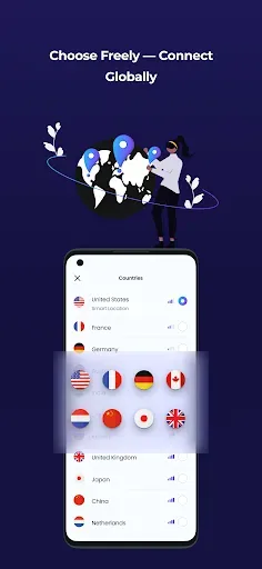 Скриншот 2 — Rosa VPN – Fast & Secure VPN