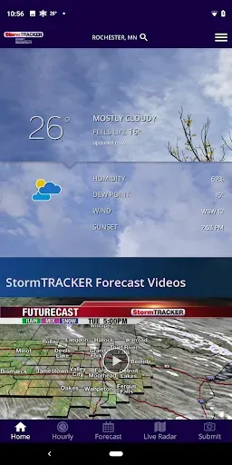 Скриншот 1 — Post Bulletin StormTRACKER