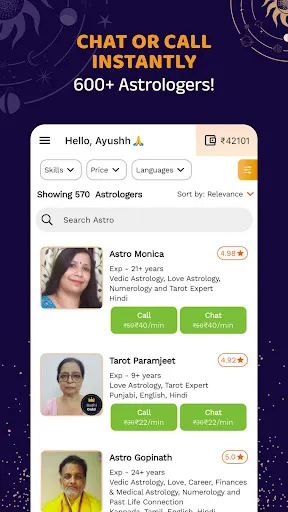 Скриншот 6 — Bodhi: Astrology & Tarot Chat