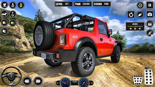 Скриншот 2 — Offroad Jeep Driving:Jeep Game