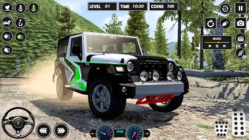 Скриншот 3 — Offroad Jeep Driving:Jeep Game