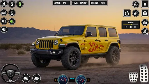 Скриншот 5 — Offroad Jeep Driving:Jeep Game