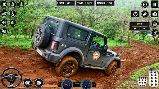 Скриншот 8 — Offroad Jeep Driving:Jeep Game