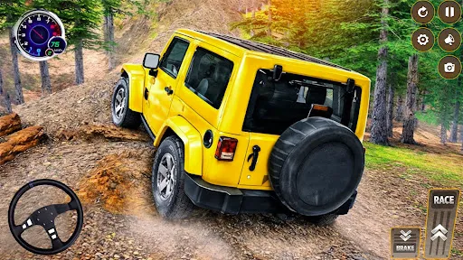 Скриншот 3 — Jeep Game Offroad Thar Game