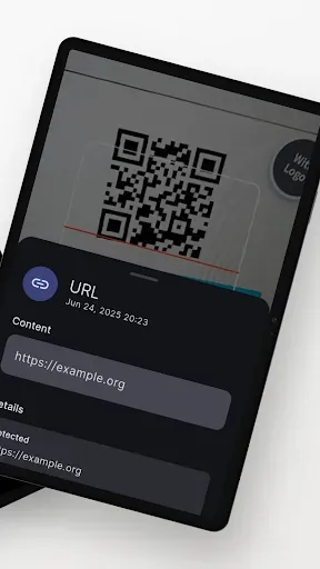 Скриншот 5 — Сканер штрихкодов: QR-код