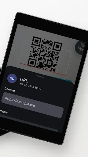 Скриншот 8 — Сканер штрихкодов: QR-код