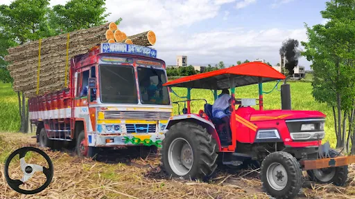 Скриншот 1 — Real Tractor Pulling Simulator