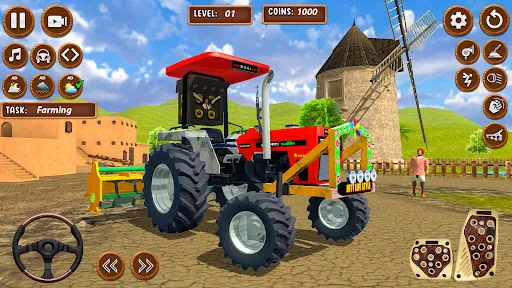 Скриншот 7 — Tractor Game 3d Indian Farming