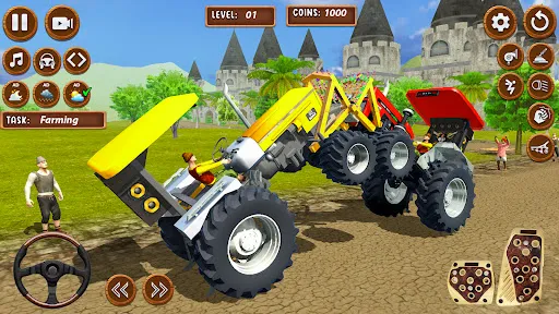 Скриншот 8 — Tractor Game 3d Indian Farming