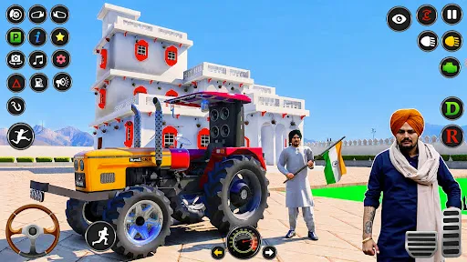 Скриншот 1 — Farm Tractor Farming Games 3D